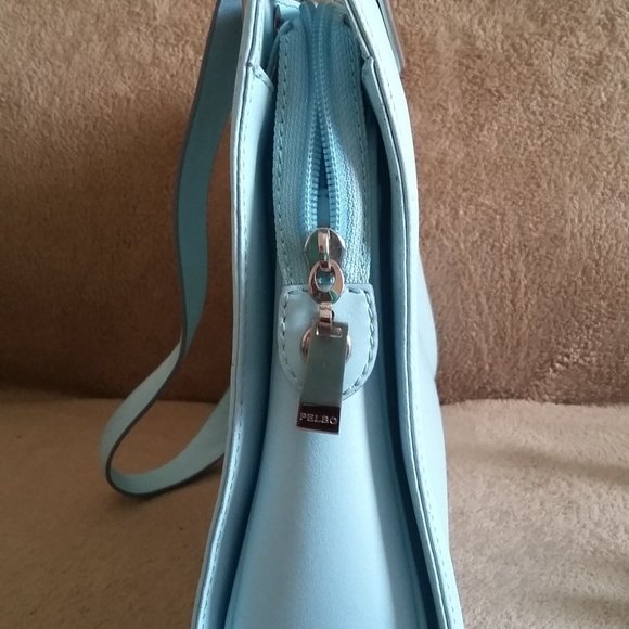 Pelbo | Classic  Vintage 1970's Light Blue Bag - Picture 3 of 9